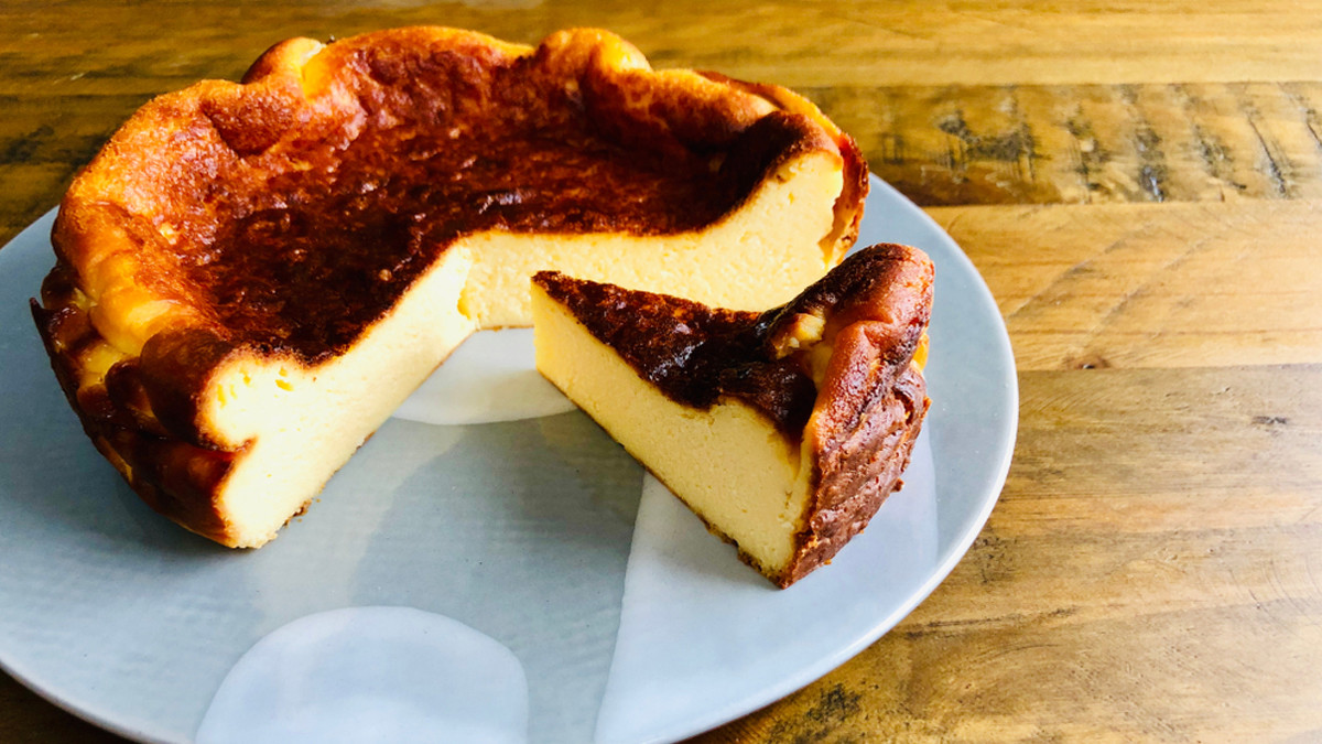 Burnt Basque Cheesecake - Craving Home Cooked